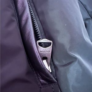 Authentic Mackage Parka black with grey fur trim size 2XL